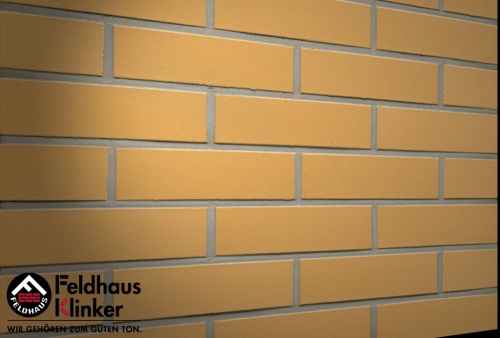 Фасадная плитка ручной формовки Feldhaus Klinker R200 amari liso, 240*71*14 мм